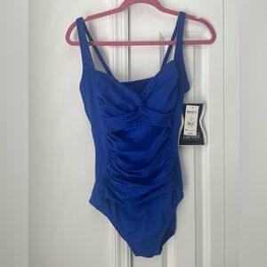 Curves by Miracle Brand one piece bathing suit. Size L